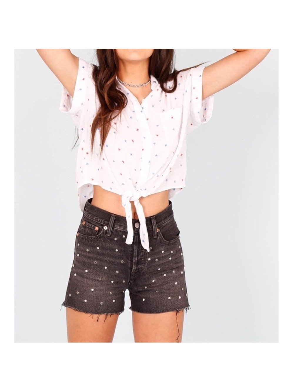 Levi's - Rhinestone Wedgie Shorts